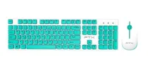 Teclado/Mouse Wir FTX FTXGK600 Español Blanco/Verd