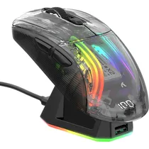 Mouse Gamer Attack Shark X2PRO 3D RGB Sem Fio - Black