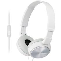 Fone de Ouvido Sony MDR-ZX310APBZ com Microfone e Cabo de 1.2 Metros - Branco/Prata