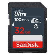 Cartao de Memoria SD de 32GB Sandisk Ultra SDSDUNR-032G-GN3IN - Preto