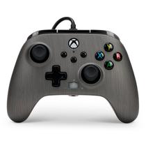 Controle Powera Enhanced Wired Brushd Gun Metal para Xbox One - PWA-A-02741