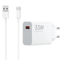 Carregador Xiaomi 33W USB-A MDY-16-Ef + Cabo USB-C - White