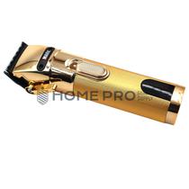 Maquina de Cortar Cabelo Profissional Wmark NG-121 Cor Dourada.