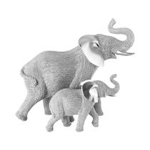 Figura Decorativa de Elefante Concepts 437-4911251 30 CM Plata