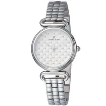 Relógio Analógico Daniel Klein Premium DK11882-1 Feminino, Metal - Prata e Branco