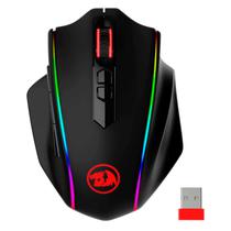 Mouse Gamer Redragon M686 Vampire Elite 16000 Dpi Sem Fio - Preto (Caixa Danificada)