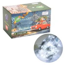 Luzes Pisca Pisca Cortina LED 3M X 3M 110V Branco