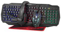 Kit Gamer Strike Me CM-406 Headset + Mouse + Teclado + Mousepad (4 EM1) (Caixa Feia)