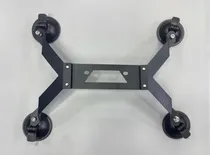 Suporte Metálico de Ventosa para Starlink Mini Preto (Parafusado)