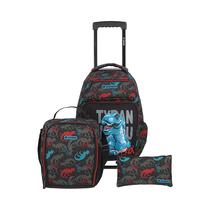 Kit Escolar Samsonite Xtrem New Run Pack 395 147413A1511CNU Black Dino