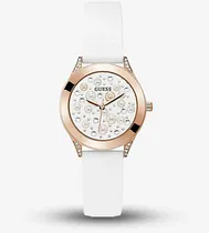 Guess Reloj GW0381L3 White/Gold