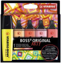 Marcador Stabilo Boss Original Arty 70 5-02-1-20 (5 Cores)