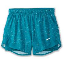 Short Brooks Feminino Chaser 5" 2-IN-1 s Lagoon - 221464486