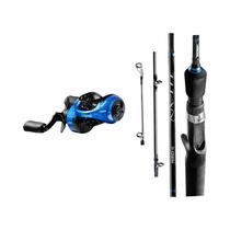 Kit de Pesca Marine Titan Vara de Pesca Titan TI-C601ML 8-17 LB 1.83 M Con Carretilla Titan Pro 4000 Izquierdo