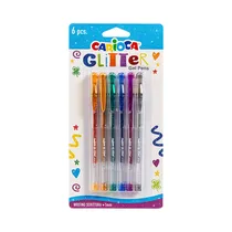 Bolígrafo Carioca Glitter Gel Pens 42165 6 Unidades