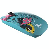 Mouse Xtech Disney Minnie Mouse XTM-D340MM Wireless 1600 Dpi com 4 Botoes - Azul Claro