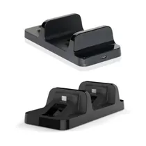 Carregador para Bateria de Controle Dobe TP4-002 para Controle PS4 / Dual - Preto