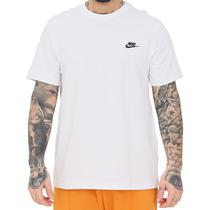 Camiseta Nike Masculino Sportswear Club M Branco  AR4997101