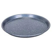 Assadeira para Pizza Antiaderente 32CM - Cinza