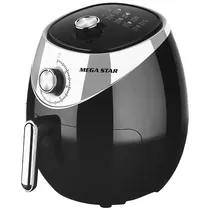 Fritadeira Elétrica Megastar HAR260 1.400 Watts 220V ~ 50 / 60 HZ - Preta / Prata