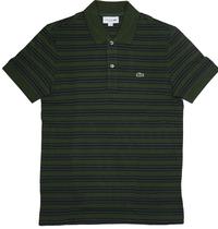 Outlet Camisa Polo Lacoste PH943000DQW Masculina - Verde/Azul