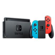 Console Portatil Nintendo Switch Had-s-Kabah 32GB com Wi-Fi/Bluetooth/HDMI Bivolt - Azul Neon/Vermelho Neon (Japones)(Caixa Feia)