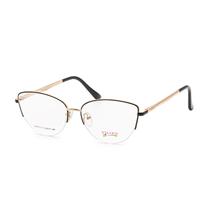 Armacao para Oculos de Grau Visard D32413 C2 Tam. 55-17-140MM - Dourado e Preto