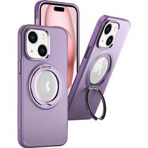 Estojo Protetor Smart Vision para iPhone 15 Full 360 - Roxo