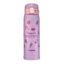Garrafa Térmica Zojirushi Infantil 480ML Modelo SM-SG48-VZ Sweet