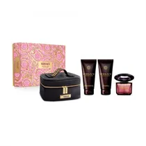 Kit Perfume Versace Crystal Noir Feminino 4PCS
