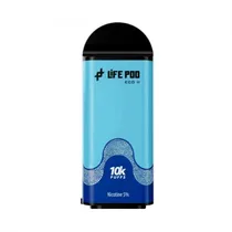 Cartucho de Substituicao Life Pod Eco II Refill 10K Blue Razz Bubblegum