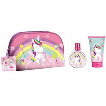 Kit Perfume Infantil Eau MY Unicorn Edt 50 ML + Gel de Banho + Necessaire