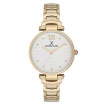 Relogio Analogico Feminino Daniel Klein DK.1.12751-3 Premium Ladies / Pulseira de Aco Inoxidavel - Dourado