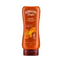 Loci?N Bronceador Hawaiian Tropic Con Vitamina e SPF4 240ML