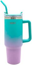 Copo Termico Trendy 17512 1.2L - Aqua/ Rosa