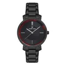 Relogio Analogico Feminino Daniel Klein DK.1.12705-3 Premium Ladies / Pulseira de Aço Inoxidável - Preto