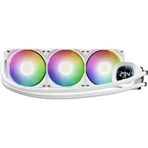 Cooler Líquido Gamdias Aura GL360 Digital Argb para Cpu - Branco (1 Ano de Garantia No Brasil)