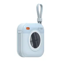 Carregador Portátil G-Tide Multi X1 - 10000MAH - USB-C/Lightning - Wireless - Azul
