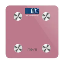 Balança Digital Inova BL-203 para Peso Corporal Suporta Até 180KG - Rose