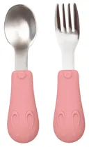 Kit Talheres Buba 15820 - 2 Peças (Rosa)