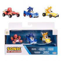 Jakks Sonic Die Cast 1/64 3 Pack 2414