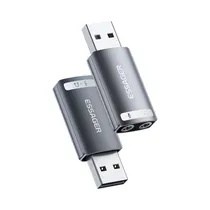 Adaptador Essager ES-OTG21 USB-A A 3.5MM Gris