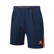 Woven Shorts(Adult) Dark Blue/Neon Orange L