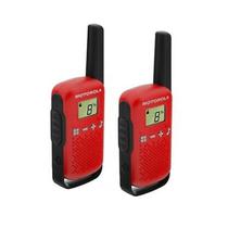 Walkie Talkie Motorola.T110 Kit 16 Mil Preto s/Gar.2V