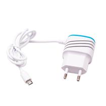 Carregador de Parede / Adaptador de Tomada V8 3.1A RE-CAR-9006 Carregamento Rapido Micro USB - Branco/Azul