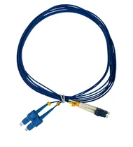 F. Patch Cord SC-Upc LC-Upc Single Mode Duplex 2.0MM 3M Azul