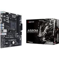 Placa Mãe Biostar A520MH 3.0 Metal 1 X Slot PCI Express 3.0 X16, 2 X Slots PCI Expres s/C