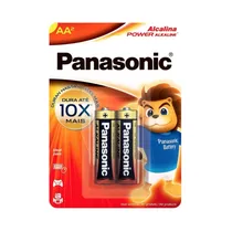 Pilha Alcalina Panasonic AA c/2 LR6-2BT