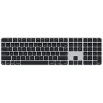 Teclado Sem Fio Apple Magic Keyboard With Touch Id And Numeric Keypad A3119 MXK83LL Inglês com Bluetooth - Cinza/Preto