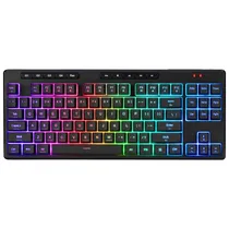 Teclado Gamer Redragon K516-RGB Shiva 87 USB / RGB / Ingles - Preto